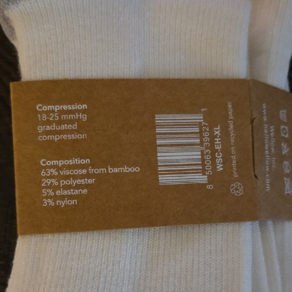 White Premium Compression Socks - image 3